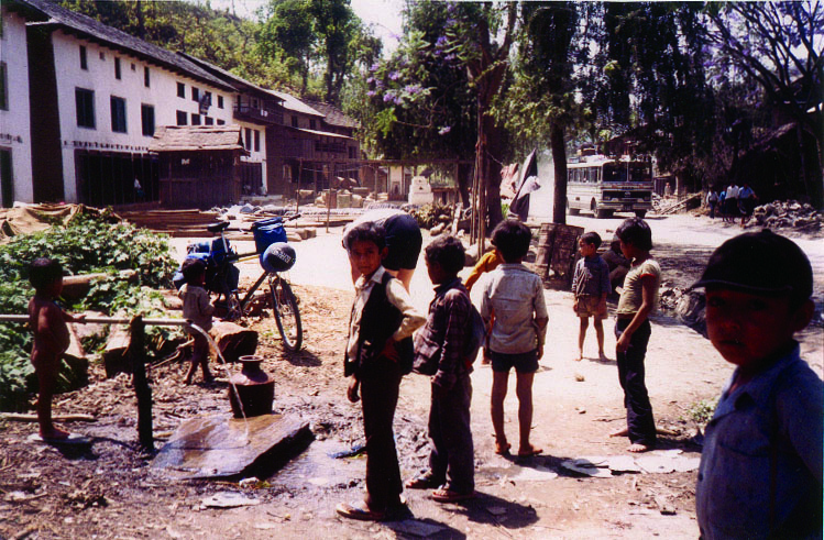 A water stand pipe and probably the only one supplying the whole village. Day 13