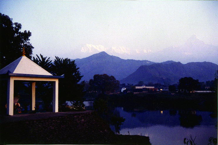Phewa Lake, Pokara and Annapurna can be seen sometimes! Day 14