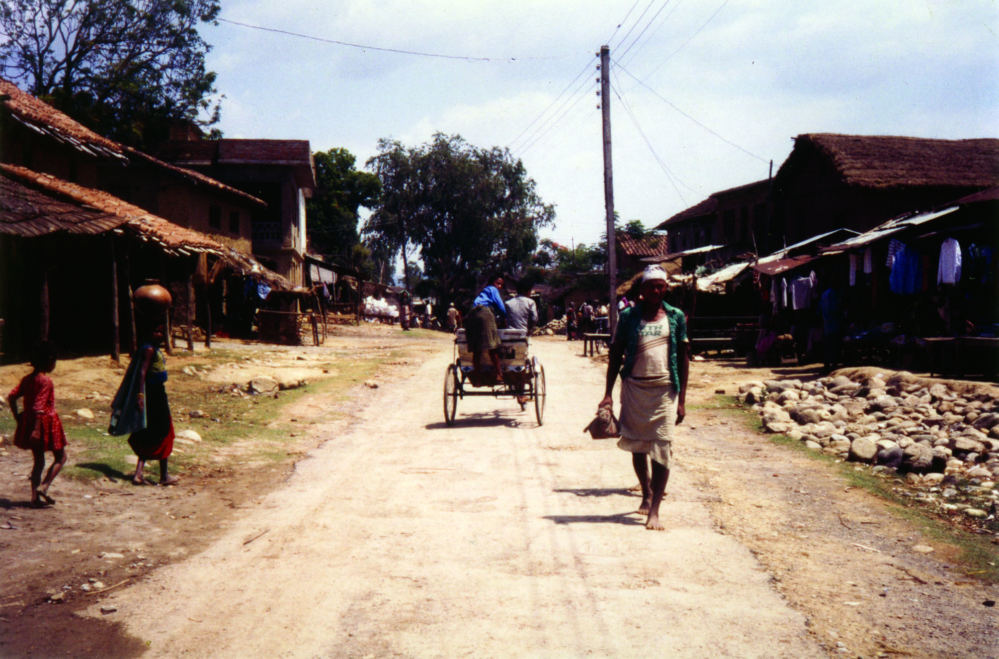 An evening stroll around this village is not welcome after biking 125 kilometres today! Day 16