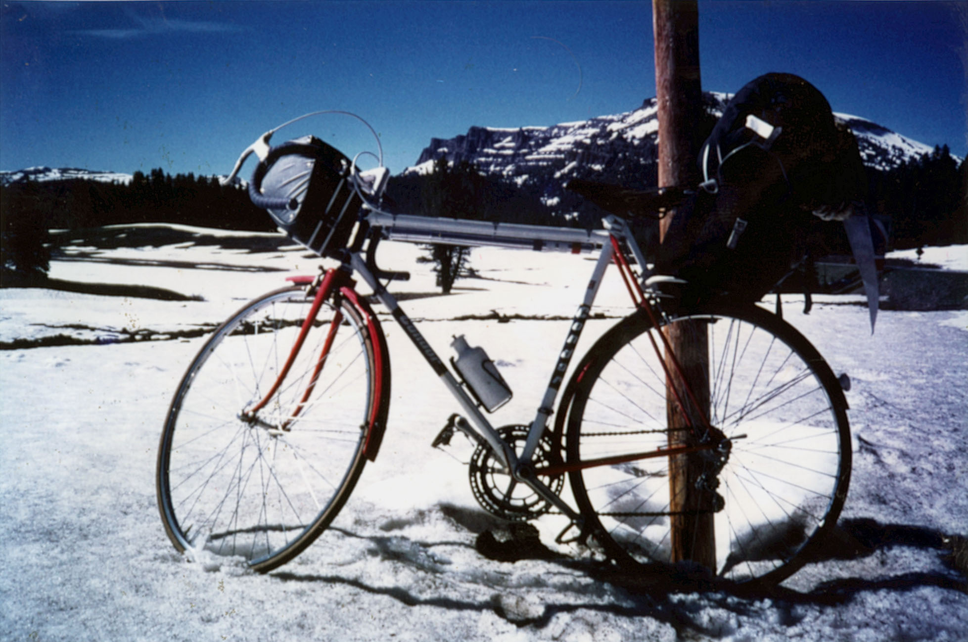 Togwotte Pass Summit. Day 16 Bikecentennial 1976