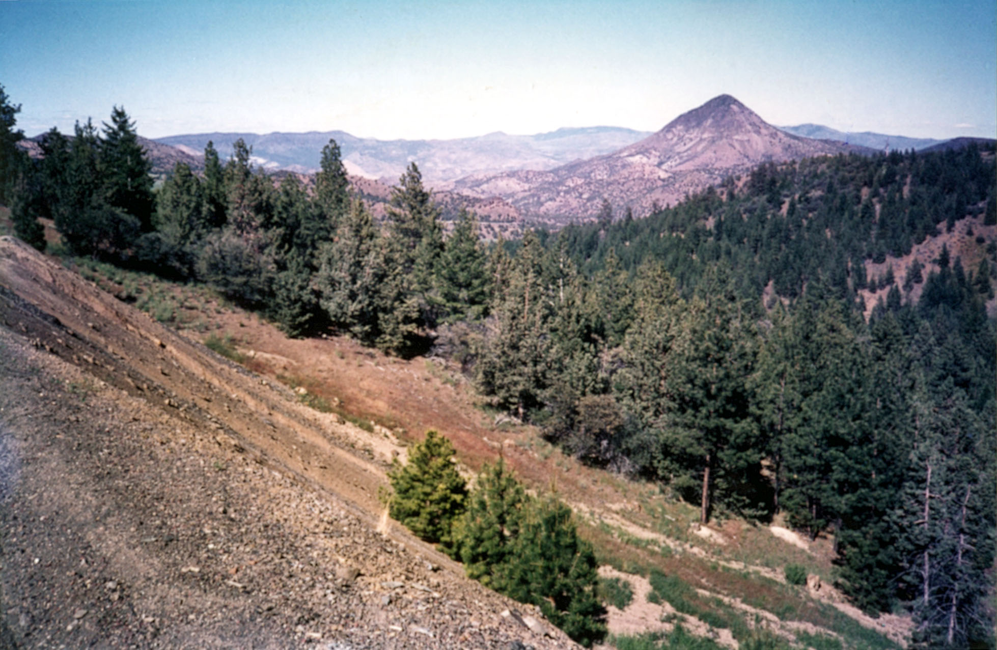 Dooley Mountain. Day 8 Bikecentennial Day 1976