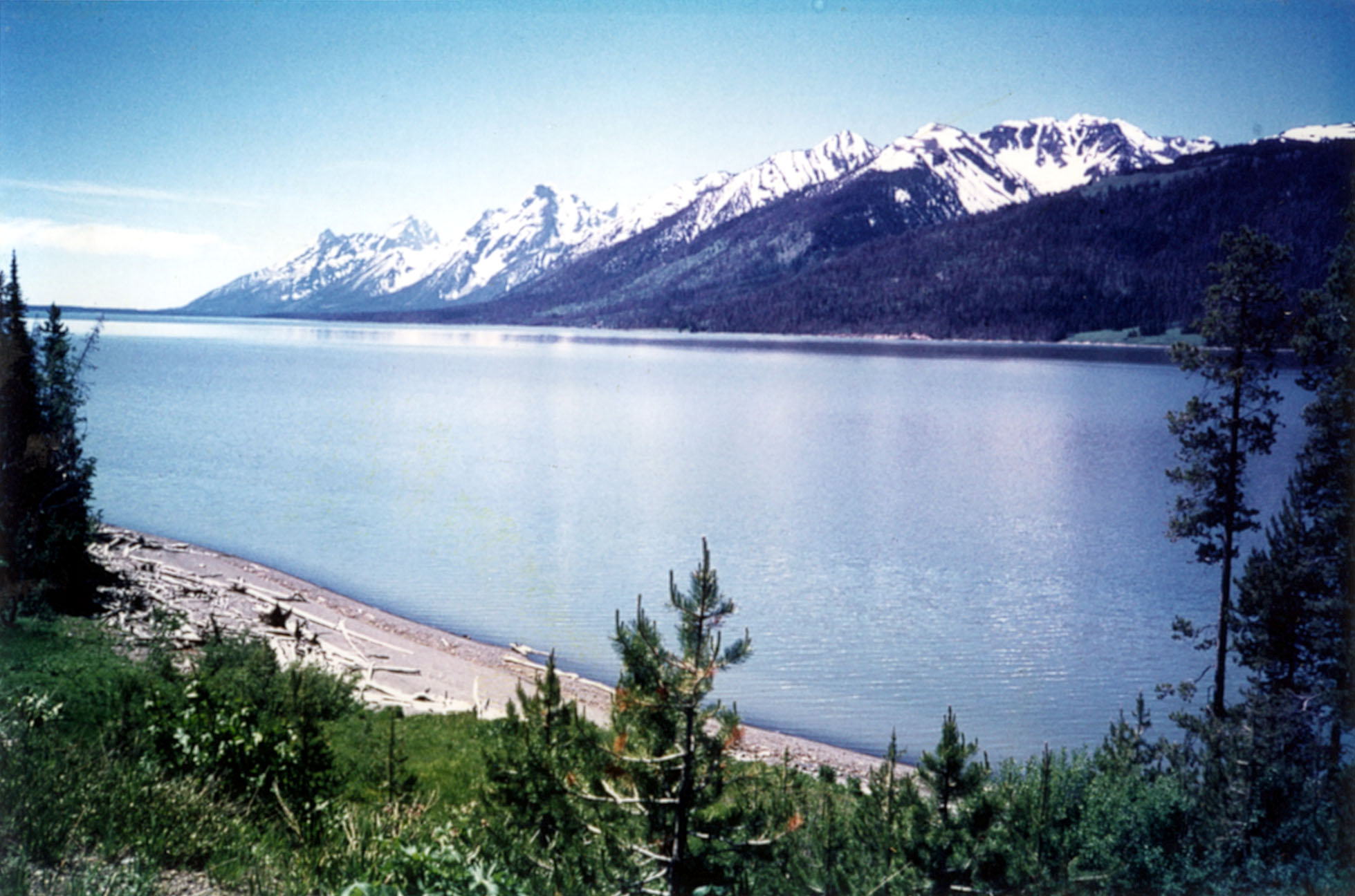 Grand Teton Range. Day 16 Bikecentennial 1976